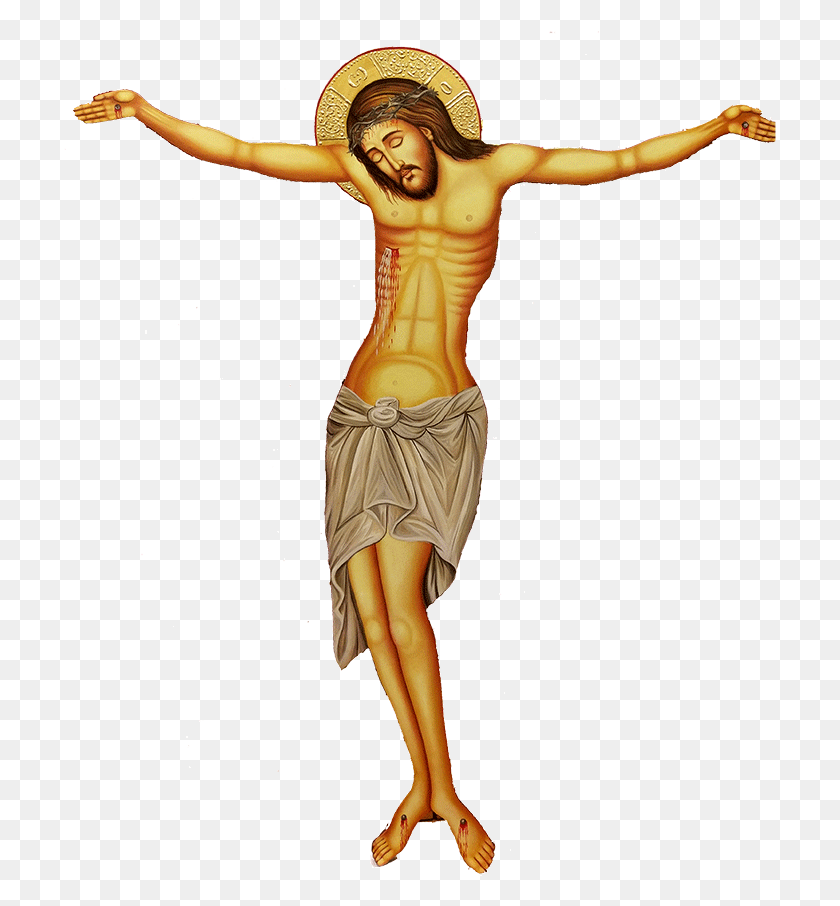713x846 Jesucristo En La Cruz, Persona, Humano, Espalda Hd Png