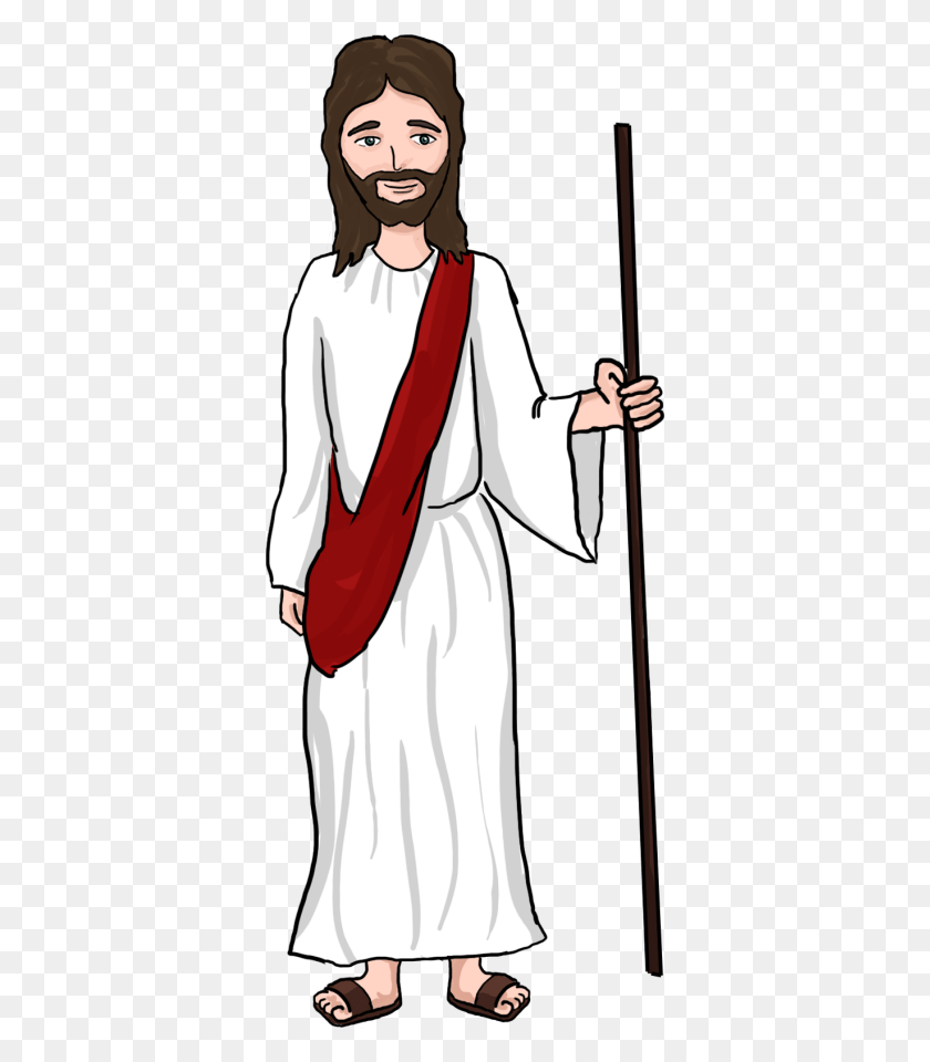 362x900 Jesus Clipart Transparent God Cartoon, Performer, Person, Human HD PNG Download