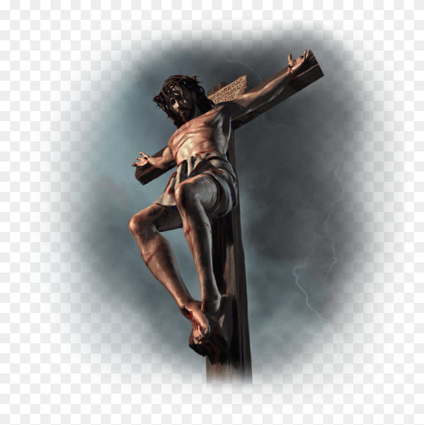 994x997 Jesus Cross And Resurrection, Symbol, Crucifix, Person HD PNG Download