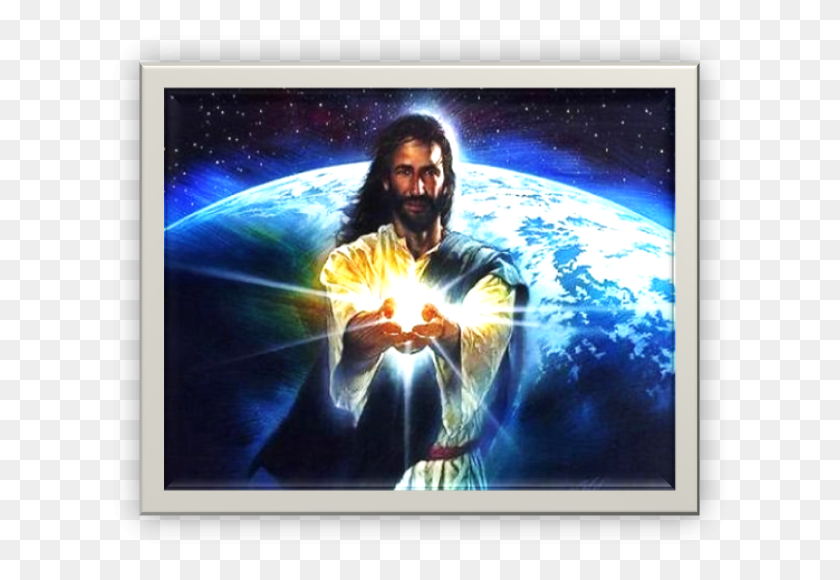 625x520 Jesus Light In Hands Light In His Chest, Person, Human, Poster HD PNG Download