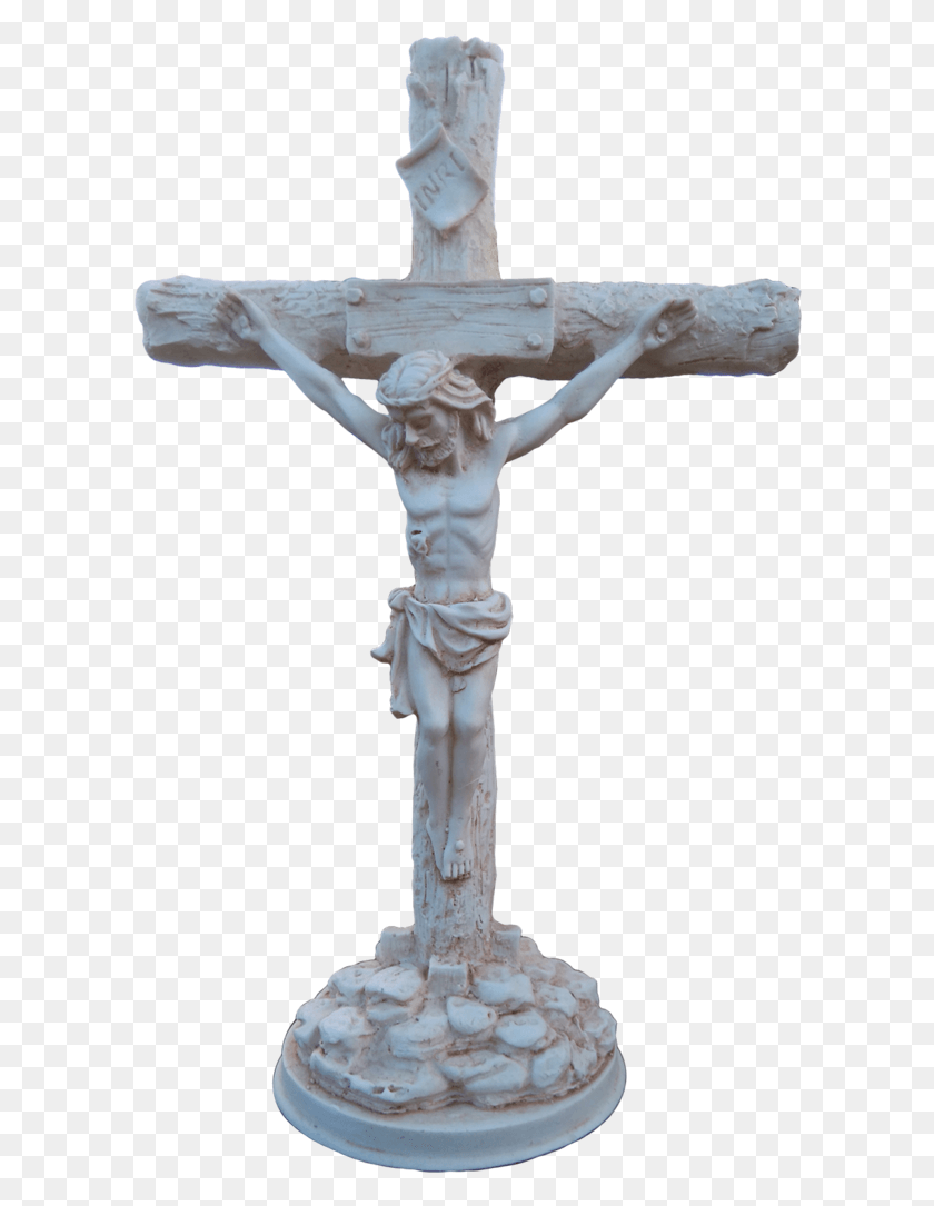603x1025 Jesus On Cross, Symbol, Crucifix, Sculpture HD PNG Download