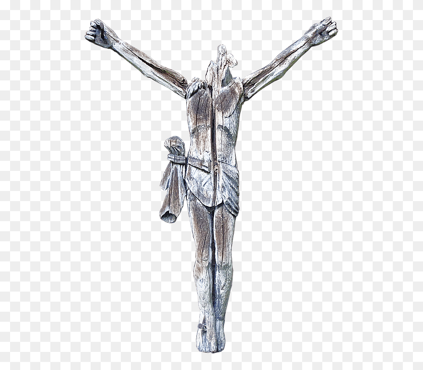 509x676 Jesus On Cross Figure, Symbol, Sculpture HD PNG Download