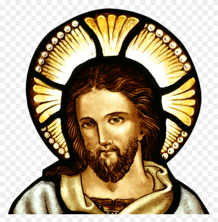 Jesus Stained Glass Jesus Christ, Person, Human HD PNG Download