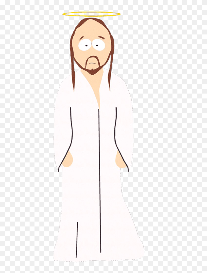 432x1049 Jesus Transparent South Park Jesus, Clothing, Apparel, Long Sleeve HD PNG Download