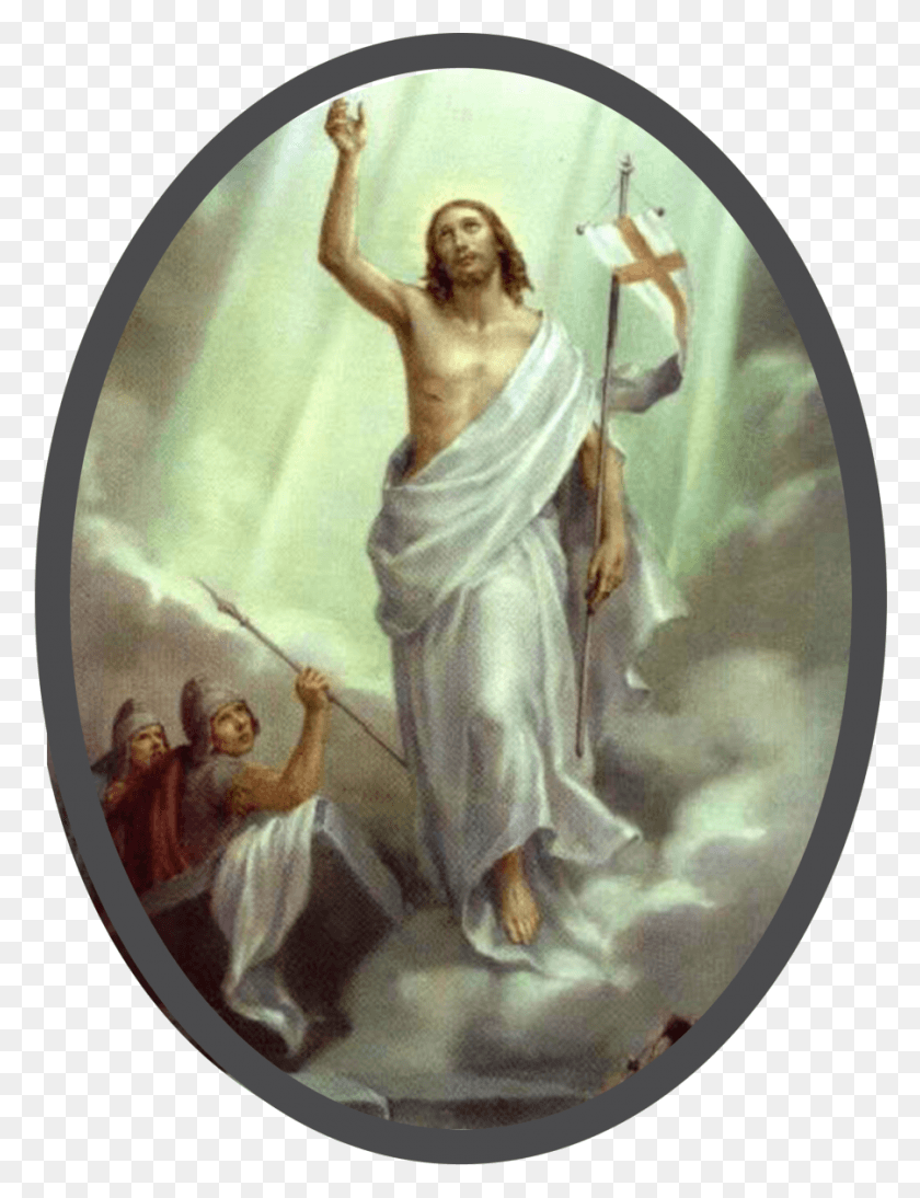 900x1194 Jesus With Lamb Jesus Resurection Art For Road Cross Si Jesus Ay Muling Nabuhay, Person, Human HD PNG Download