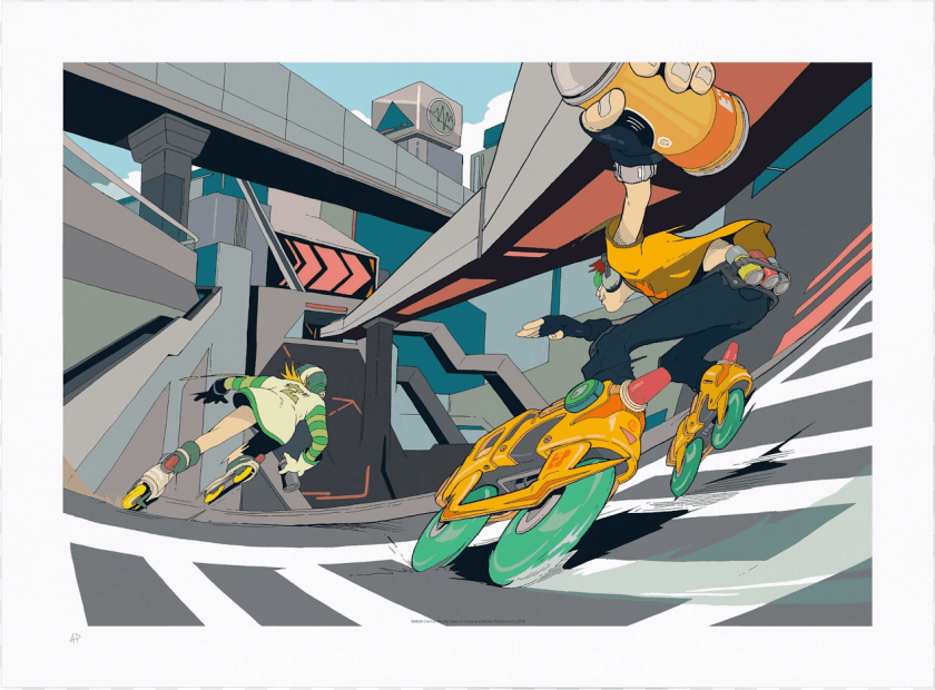 Jet Set Radio Artwork, Book, Comics, Publication, Person Transparent PNG