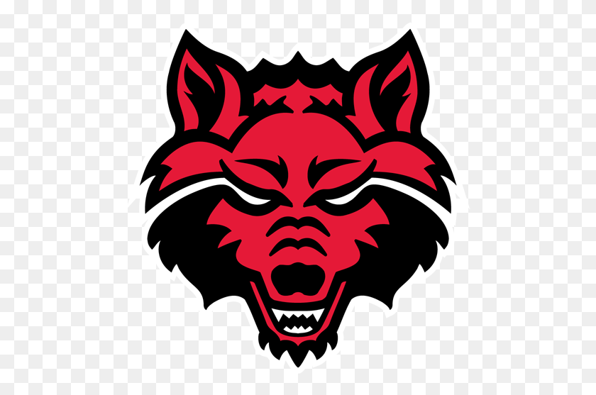 487x497 Jet To Provide Rides To Asu Game Nea Report Stock Red Wolf Arkansas State, Graphics, Mouth HD PNG Download