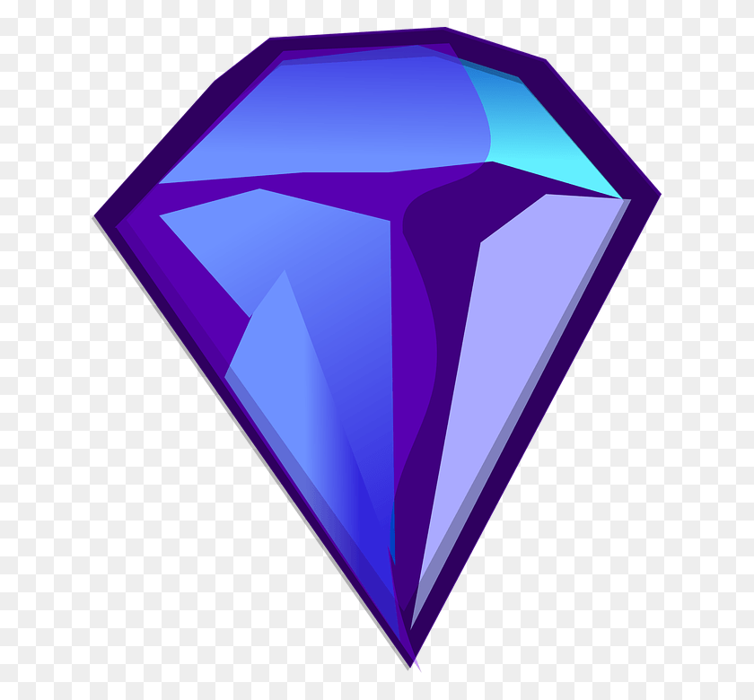 635x720 Jewel Clipart Group Бесплатная Графика Diamond Luxury Blue Purple Diamonds, Gemstone, Jewelry, Accessories Hd Png Download