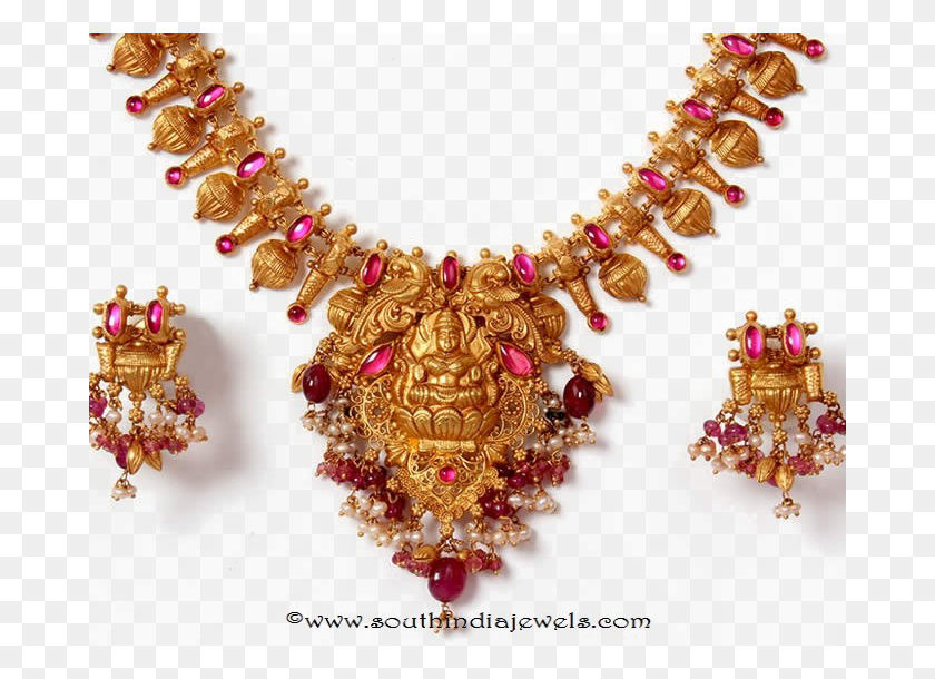 680x550 Jewel Set Photo Traditional Temple Jewellery Sets Gold, Jewelry, Accessories, Accessory HD PNG Download