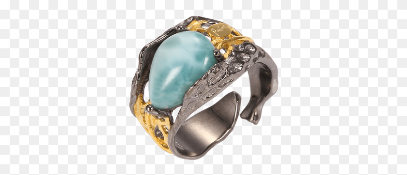 311x302 Jewelry A Mermaid Tear Ring Drops Of Sea Stone Mosaic Opal, Accessories, Accessory, Gemstone HD PNG Download