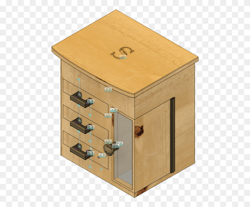 497x638 Jewelry Box Locker, Furniture, Drawer, Cabinet HD PNG Download