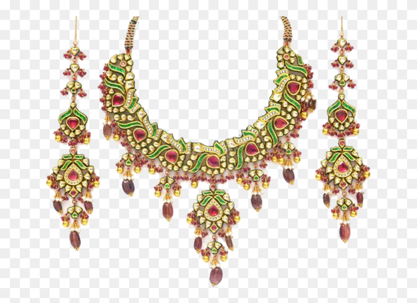 659x550 Jewelry Clipart Indian Jewellery Kundan Ki Jewellery Set, Necklace, Accessories, Accessory HD PNG Download