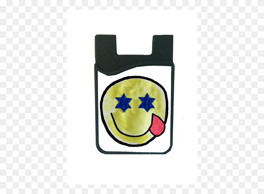 419x558 Descargar Png Estrella Judía Emoji Card Caddy Emblema, Símbolo, Etiqueta, Texto Hd Png