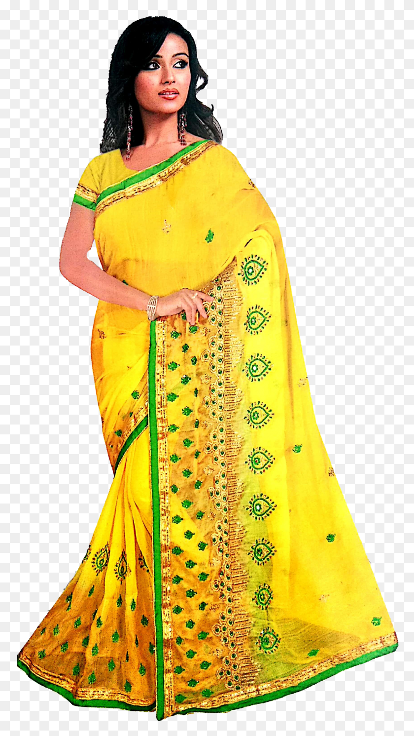 1712x3141 Jgvid 1211 To 1214 Dn 253 Pappu Fancy Georgette Saree HD PNG Download