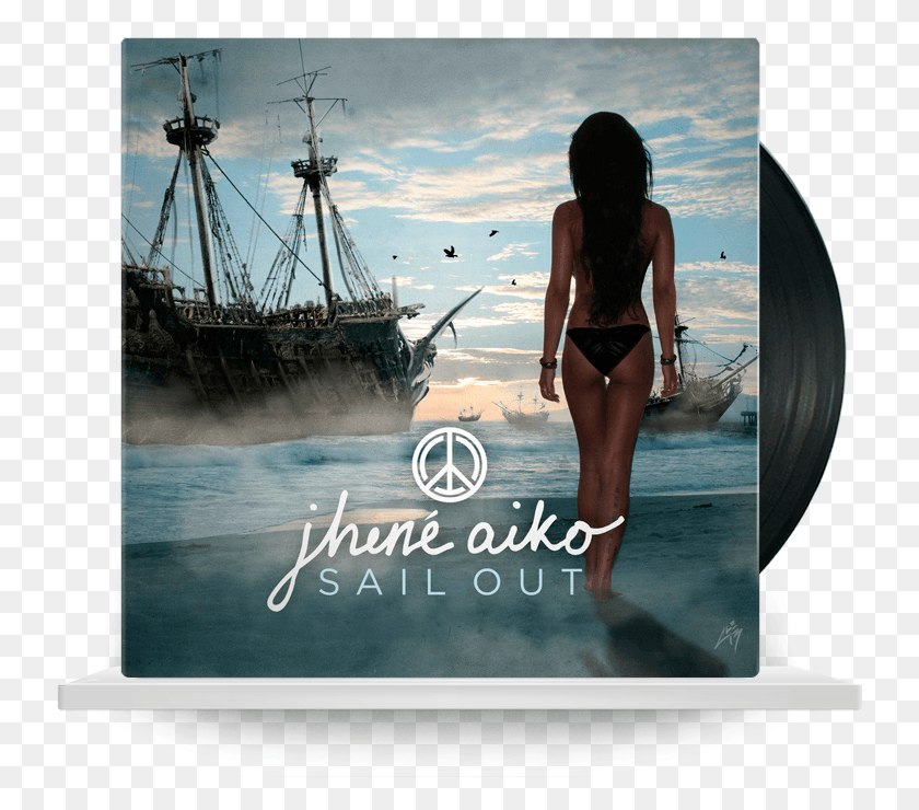 737x680 Jhene Aiko Sail Out Album Cover Jhen Aiko Sail Out, Person, Human, Boat HD PNG Download