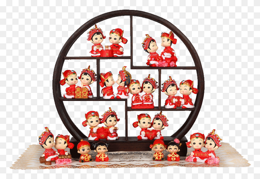801x532 Ji Shanyuan Creative Wedding Gifts For Friends Wedding Cartoon, Toy, Doll, Interior Design Descargar Hd Png
