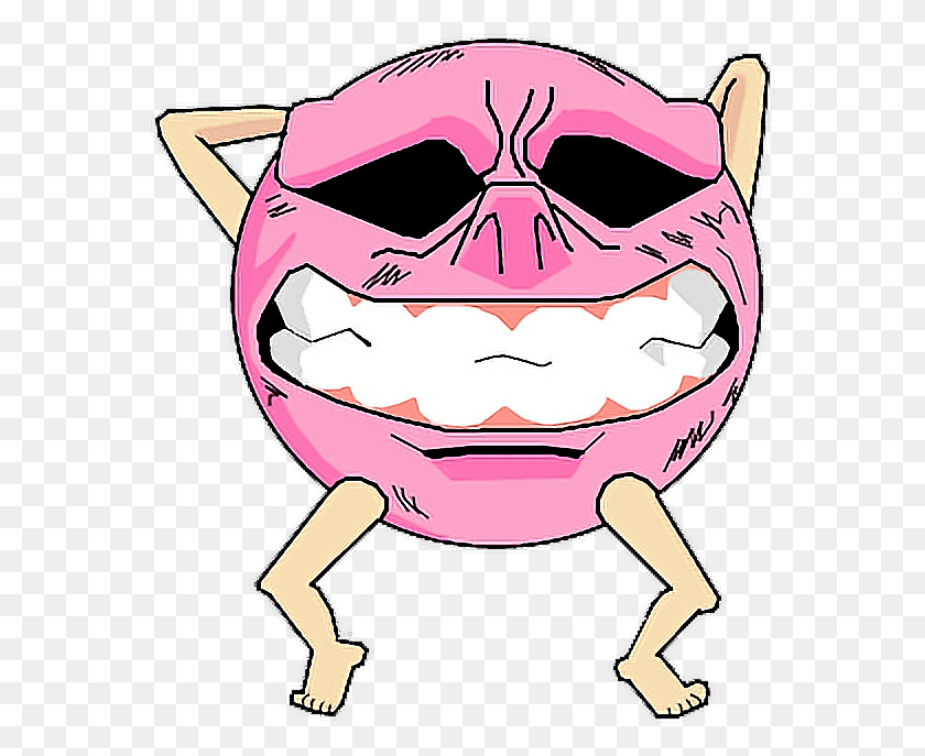 569x627 Jibak Bucky Anime Bomb Bomba Espirito Spirit Cartoon, Mouth, Lip, Teeth HD PNG Download