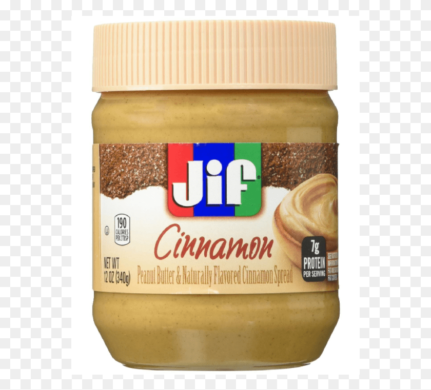 563x701 Jif Peanut Butter Cinnamon Peanut Butter, Food, Box, Mayonnaise HD PNG Download