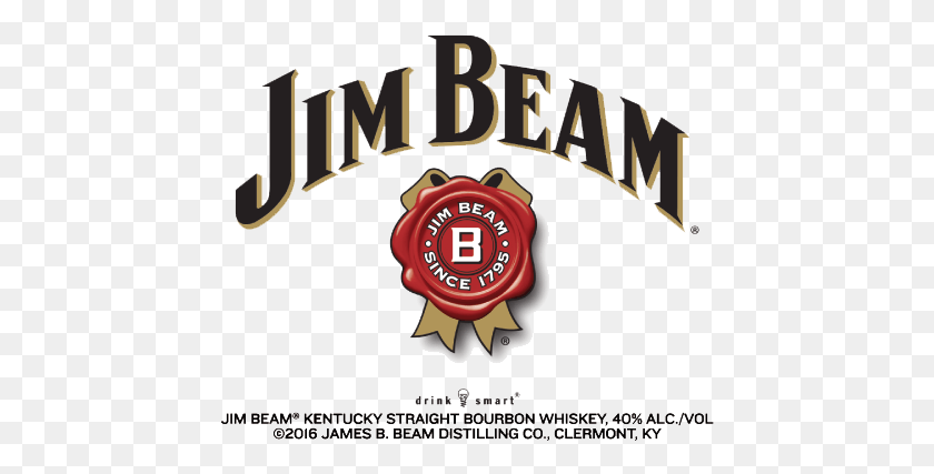 445x367 Descargar Png Jim Beam American Stillhouse Jim Beam, Texto, Cartel, Publicidad Hd Png