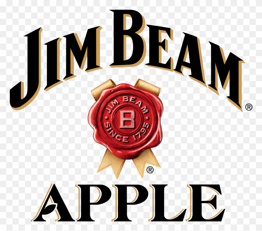 1122x980 Jim Beam Apple Logo, Text, Logo, Symbol HD PNG Download