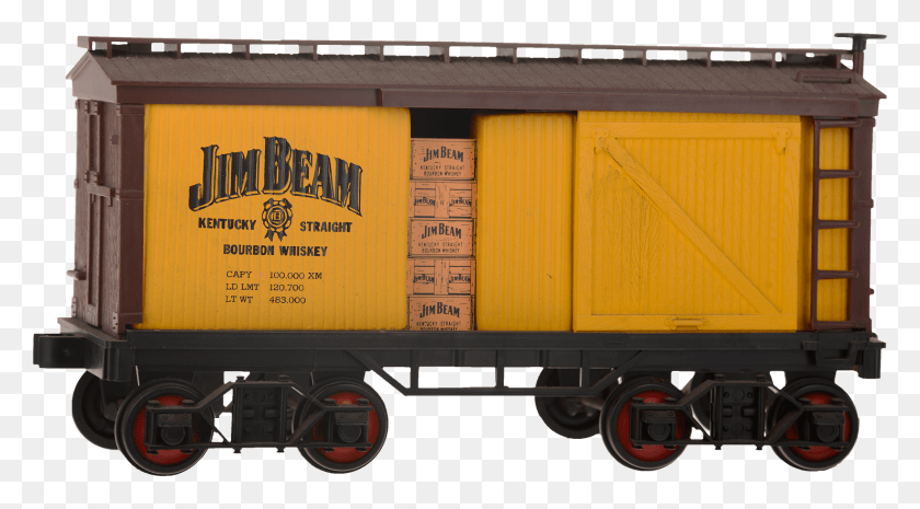 1763x916 Descargar Png Jim Beam Train Collector39S Series Jersey Amp Western Railroad Car, Contenedor De Envío, Camión, Vehículo Hd Png