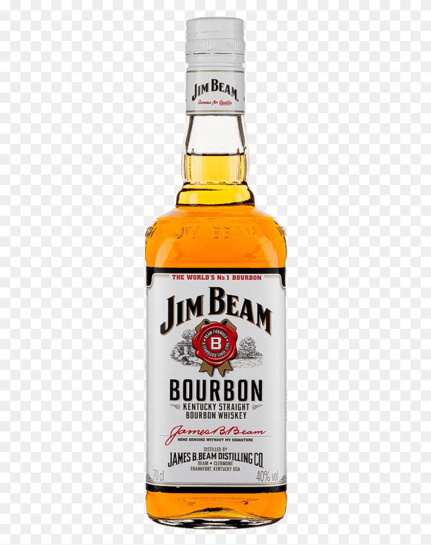 285x1001 Jim Beam White Label Bourbon Whiskey Jim Beam Price Philippines, Liquor, Alcohol, Beverage HD PNG Download