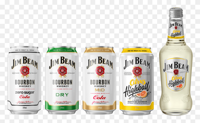 965x563 Jim Beam White Label Rtd Variants Jim Beam Premix Cans, Alcohol, Beverage, Drink HD PNG Download