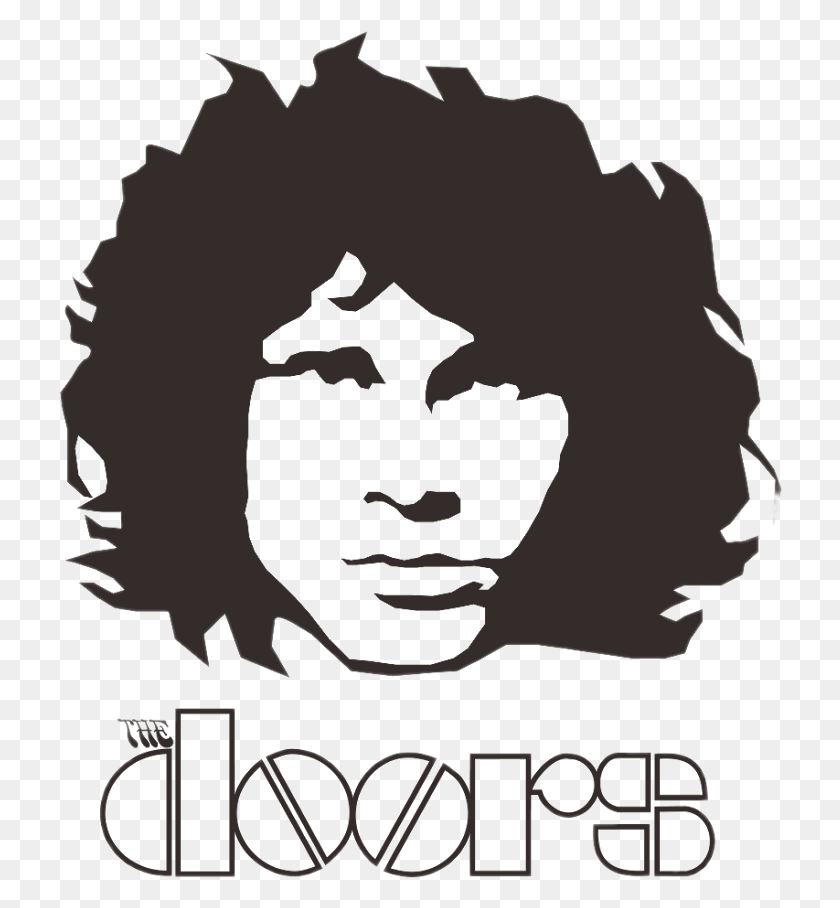 724x848 Джим Моррисон The Doors Logo, Плакат, Реклама, Волосы Hd Png Скачать