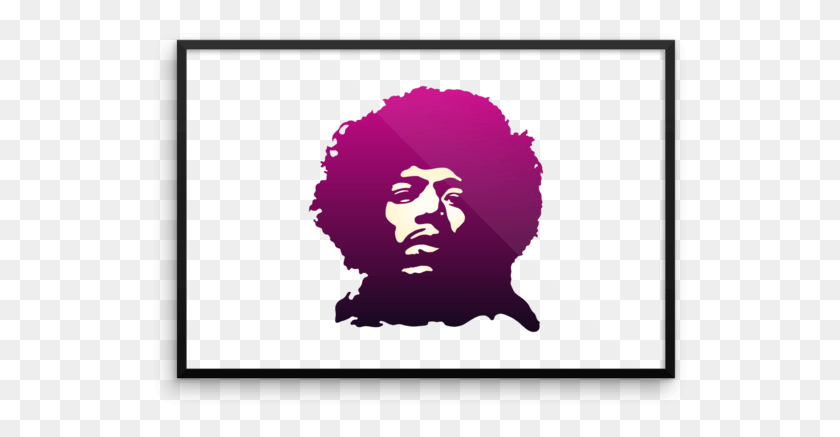 537x377 Jimi Hendrix Framed Poster Jimi Hendrix, Hair, Interior Design, Indoors HD PNG Download