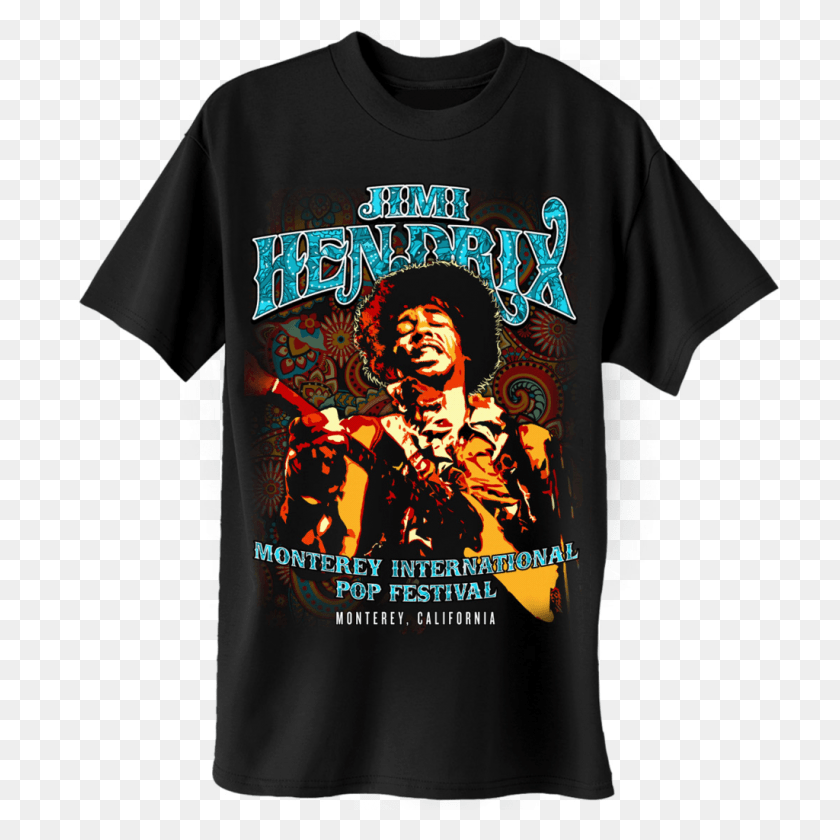 1024x1024 Jimi Hendrix Hoodie Eminem Berzerk T Shirt, Clothing, Apparel, T-shirt HD PNG Download