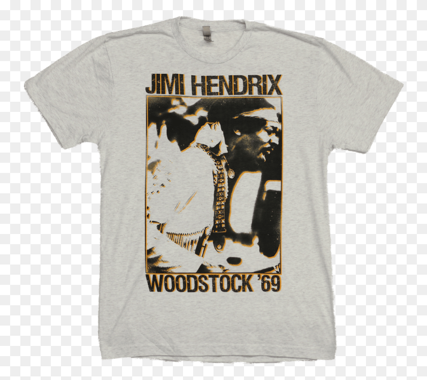 750x687 Descargar Png Jimi Hendrix Woodstock 1969 Camiseta Activo Camiseta, Ropa, Vestimenta, Camiseta Hd Png