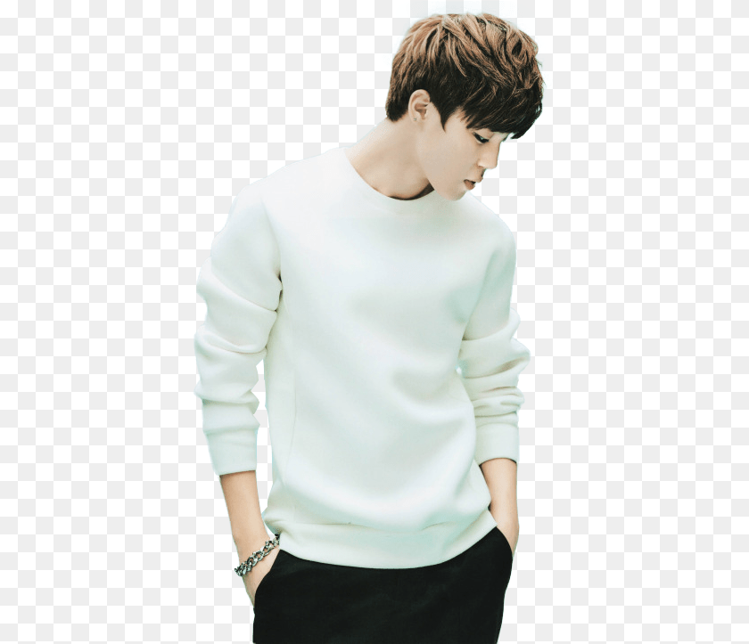 Jimin Bts Render, Blouse, Clothing, Knitwear, Long Sleeve Transparent PNG