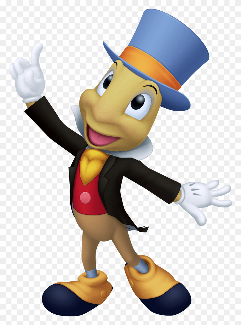 2197x3026 Jiminy Cricket Clipart Dead Kingdom Hearts Jiminy, Mascot, Toy, Person HD PNG Download