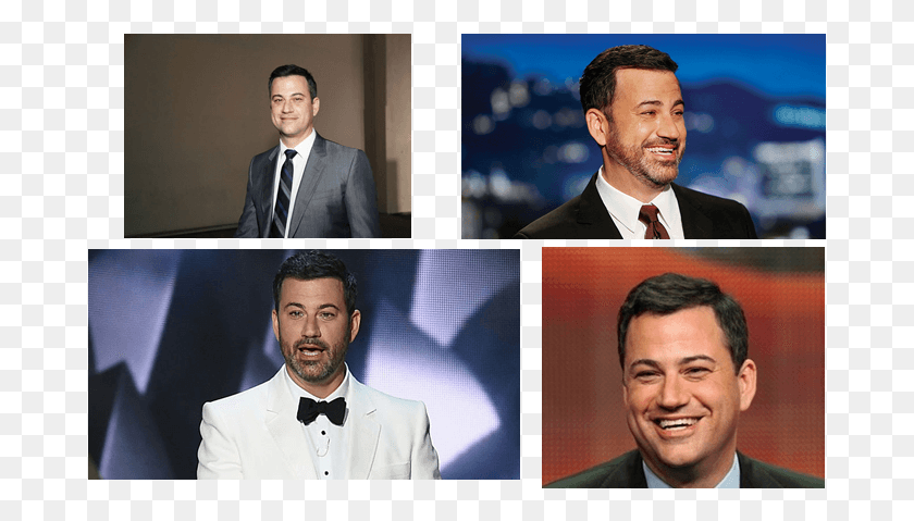 679x419 Jimmy Kimmel Photos Tuxedo, Tie, Accessories, Collage HD PNG Download