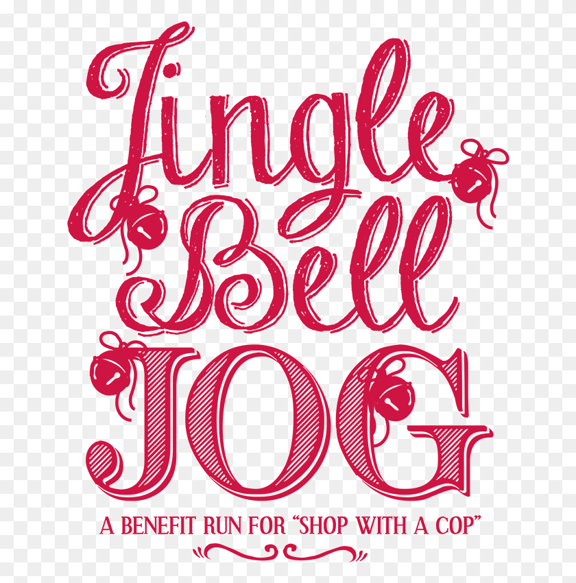 646x790 Jingle Bell Jog Logo Каллиграфия, Текст, Почерк, Алфавит Hd Png Скачать