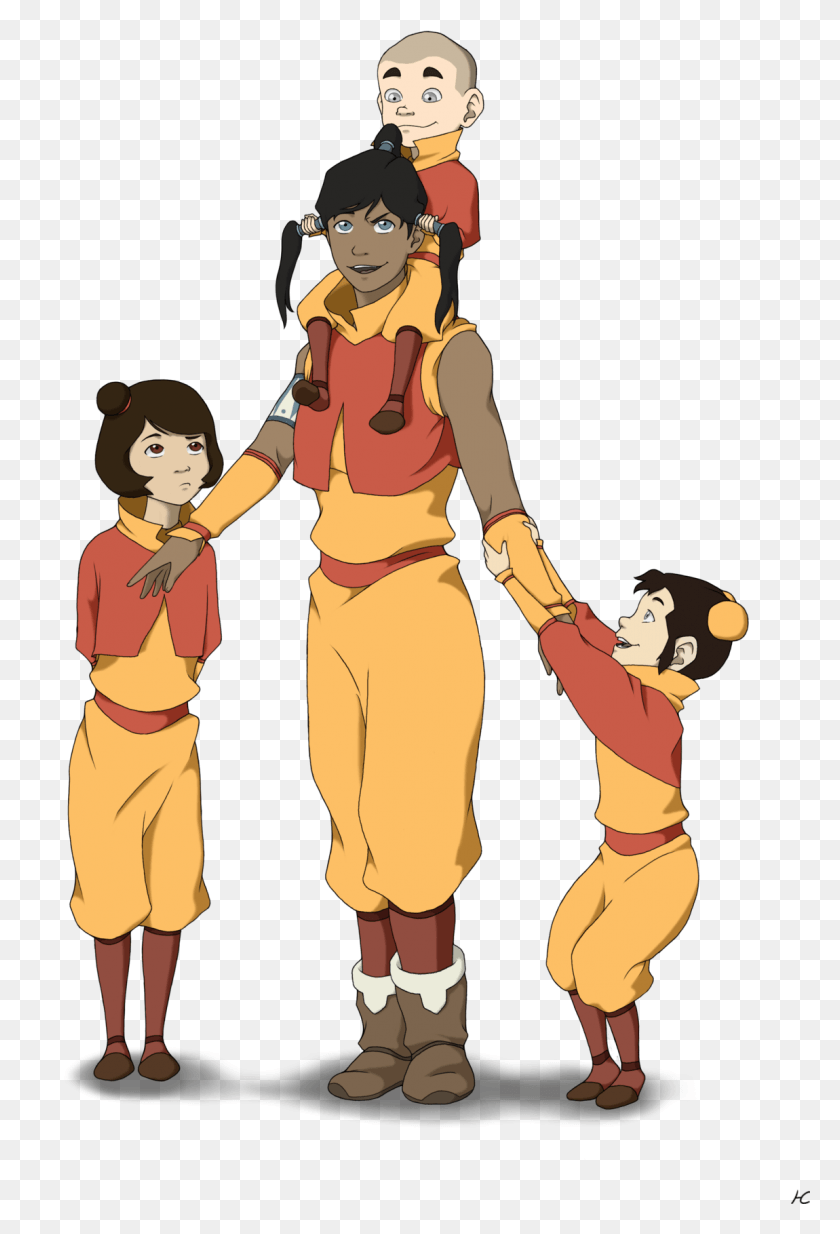 1150x1731 Descargar Png Jinora Korra Meelo Amp Ikki Korra Avatar Air Bender Lgende De Korra Jinora, Persona, Humano, Personas Hd Png