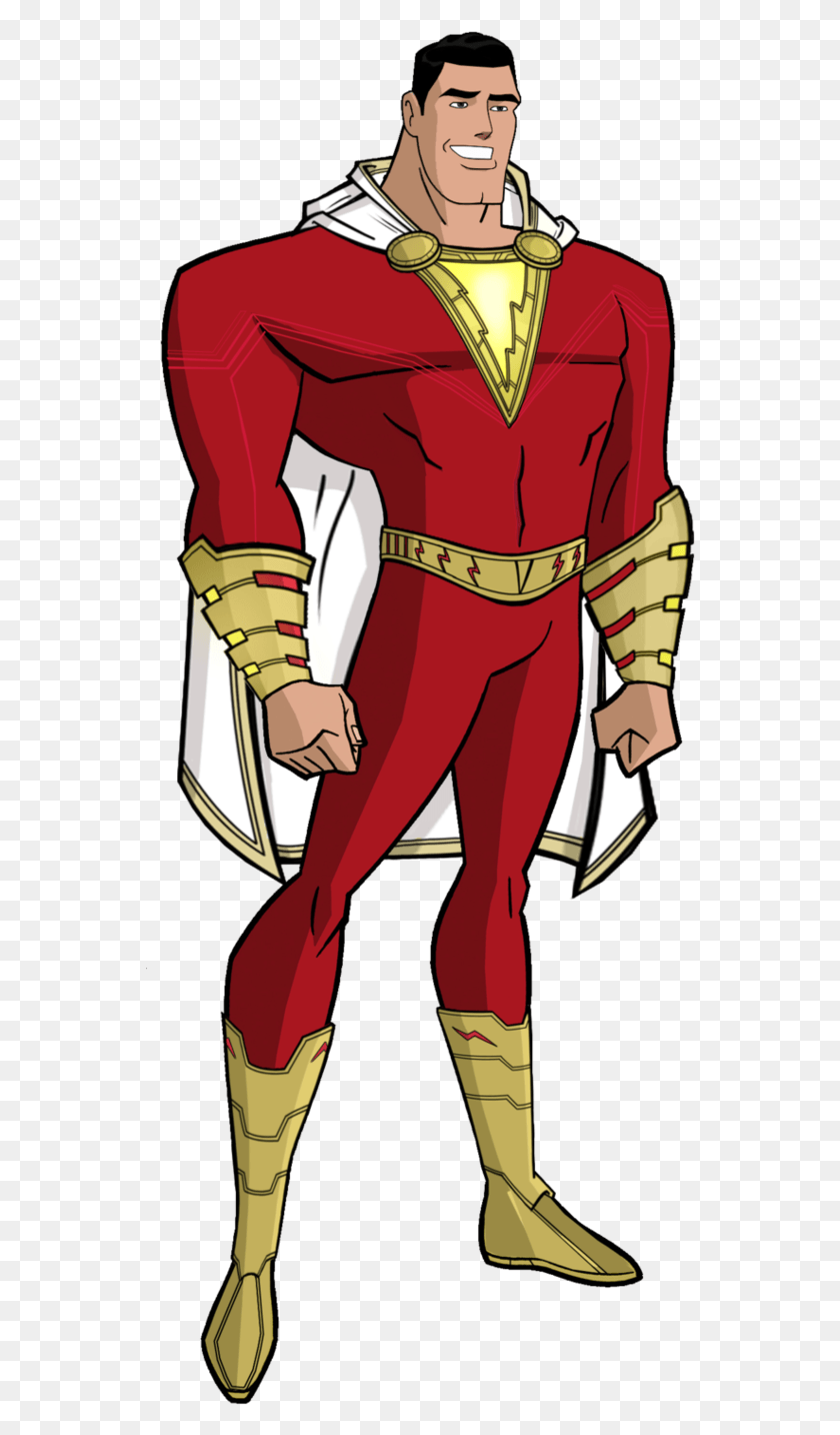 550x1374 Jlu Shazam By Alexbadass, Clothing, Apparel, Costume HD PNG Download