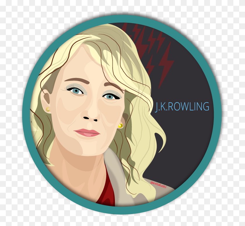 714x714 Joanne Rowling Writing Under The Pen Names J Blond, Face, Person, Human HD PNG Download