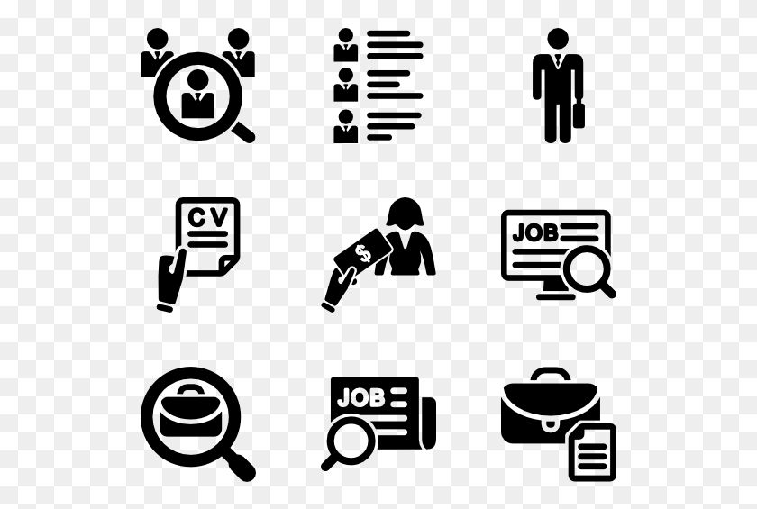 529x505 Job Search Information Icons, Gray, World Of Warcraft HD PNG Download