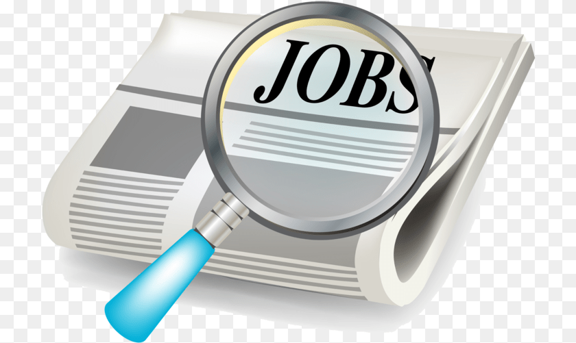 721x501 Jobs 3, Magnifying, Text Clipart PNG