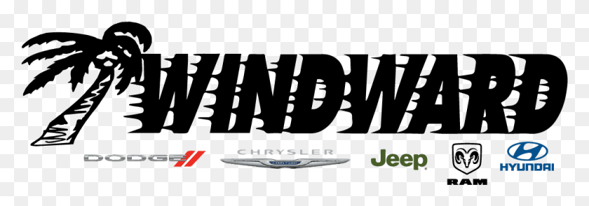 1013x305 Jobs At Windward Auto Jeep, Logo, Symbol, Trademark HD PNG Download