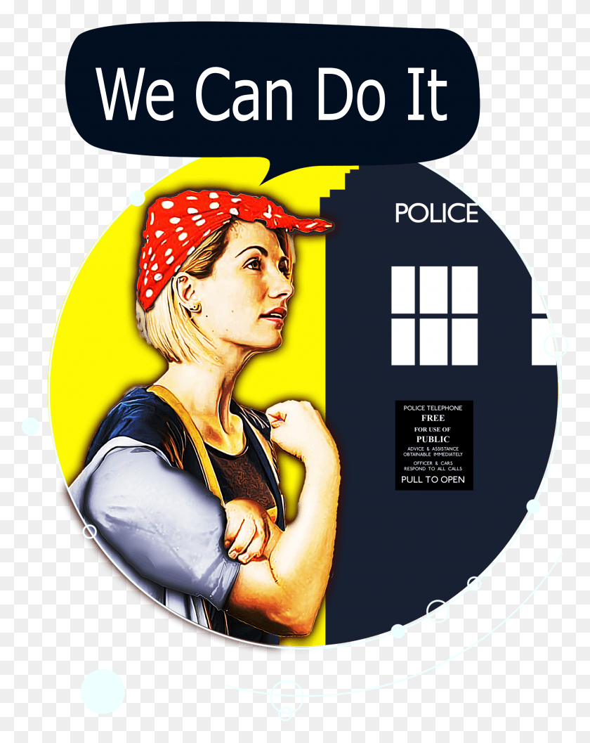 3286x4202 Jodie Whittaker As Rosie The Riveter Available From Poster HD PNG Download