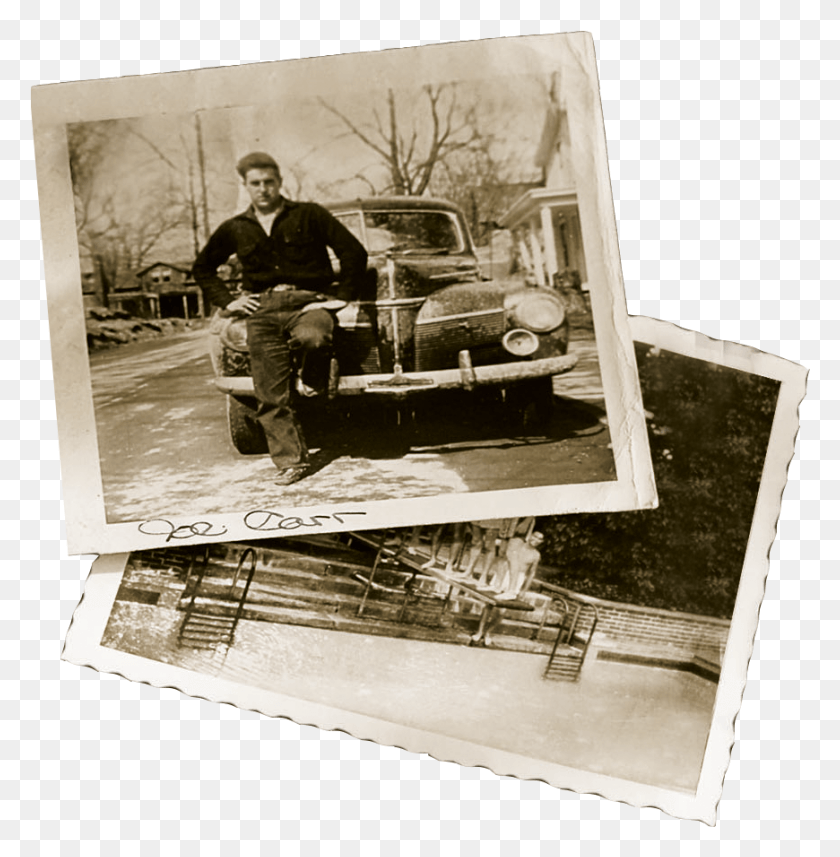 870x889 Joe Carr Josh Vintage Photo Vintage Car, Person, Human, Advertisement HD PNG Download