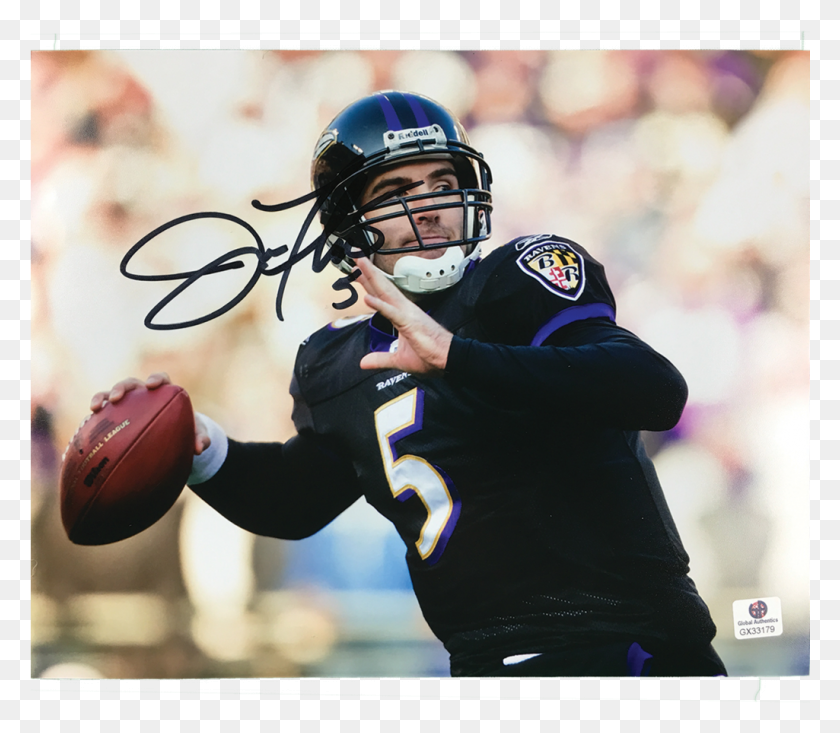 1025x885 Joe Flacco, Clothing, Apparel, Helmet HD PNG Download