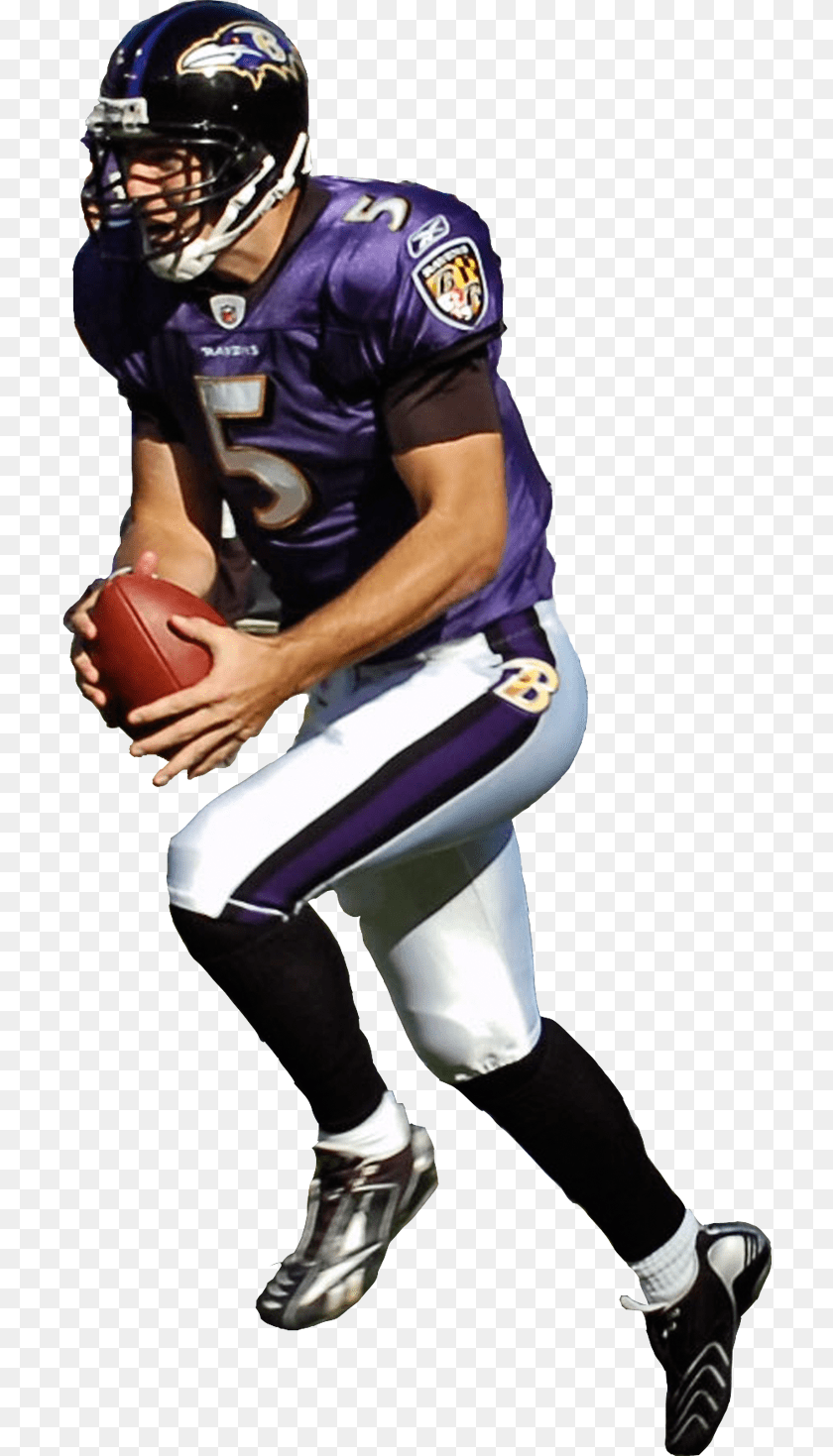 715x1469 Joe Flacco, Helmet, Playing American Football, Person, Sport Transparent PNG