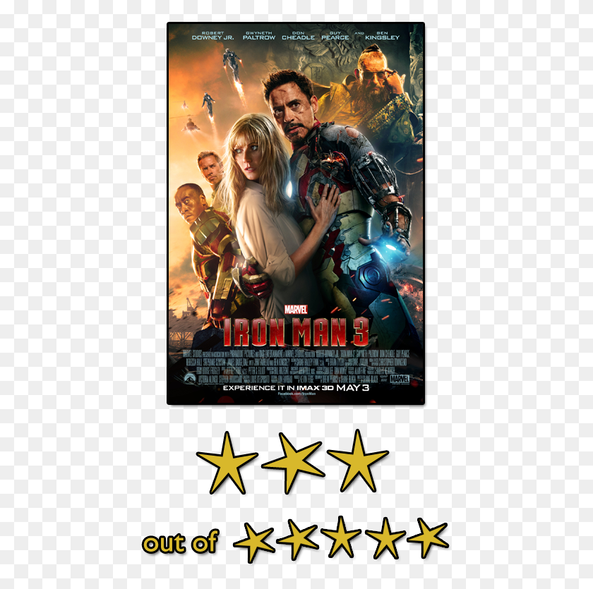 442x775 Joe Won39t Go Down As The Best Movie Trilogy Of All Iron Man 2013 Movie, Poster, Advertisement, Person HD PNG Download