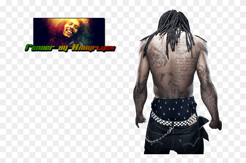 676x497 Joestar Lil Wayne Body Tattoos, Skin, Person, Human Descargar Hd Png