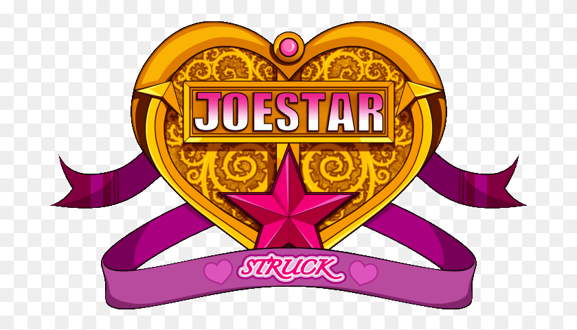 695x421 Descargar Png Joestar Struck Jojo Dating Sim, Símbolo, Símbolo De Estrella, Logotipo Hd Png