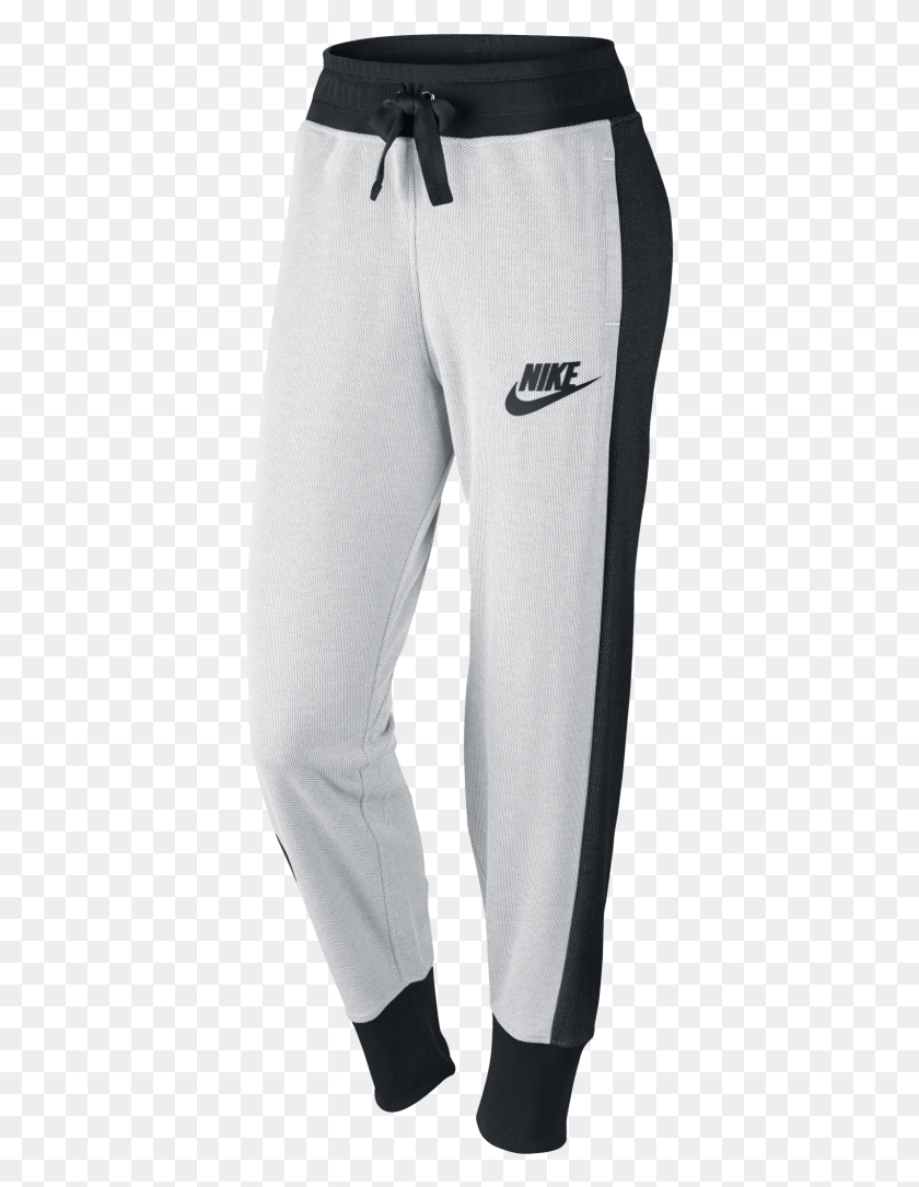 393x1025 Jogger Pant Image Nike Jogger Black And White, Pants, Clothing, Apparel HD PNG Download