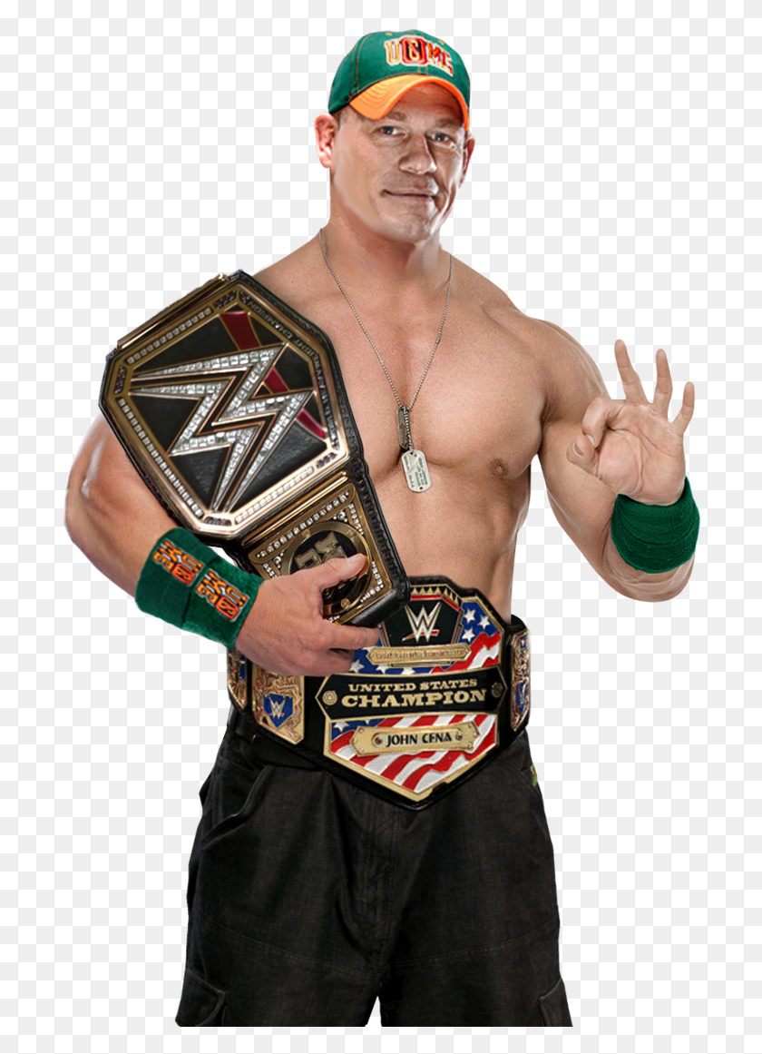 705x1101 John Cena Championship, Person, Human, Costume HD PNG Download